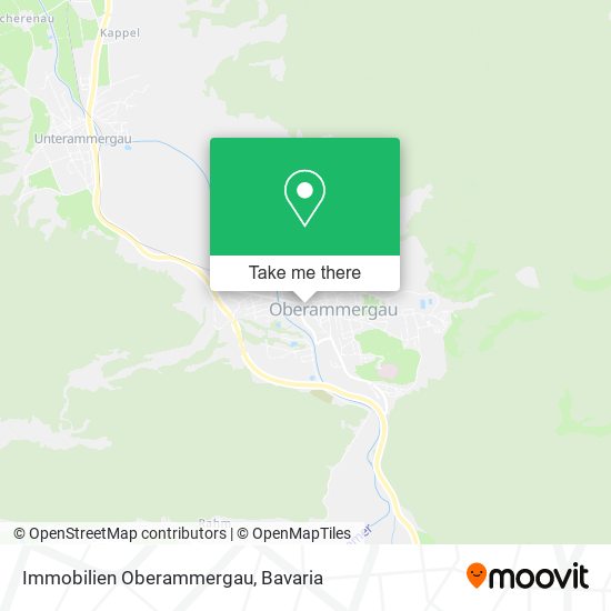 Immobilien Oberammergau map