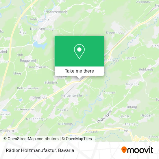 Rädler Holzmanufaktur map