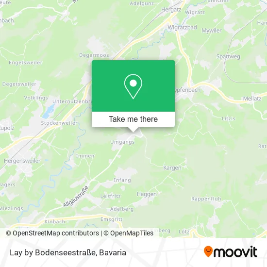 Карта Lay by Bodenseestraße