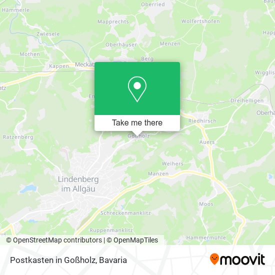 Postkasten in Goßholz map