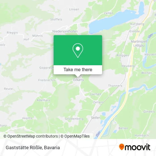 Gaststätte Rößle map