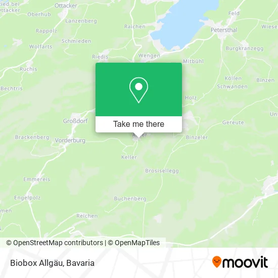 Карта Biobox Allgäu