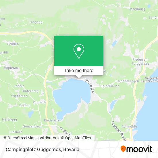 Карта Campingplatz Guggemos