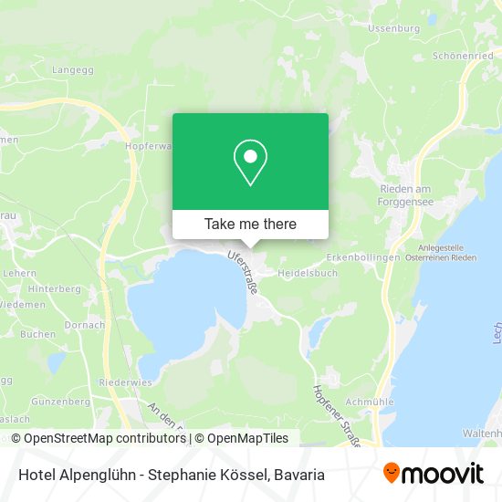 Hotel Alpenglühn - Stephanie Kössel map