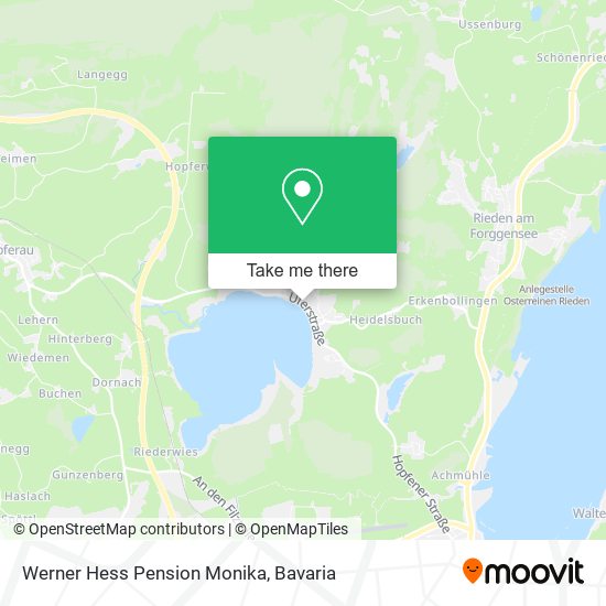 Werner Hess Pension Monika map