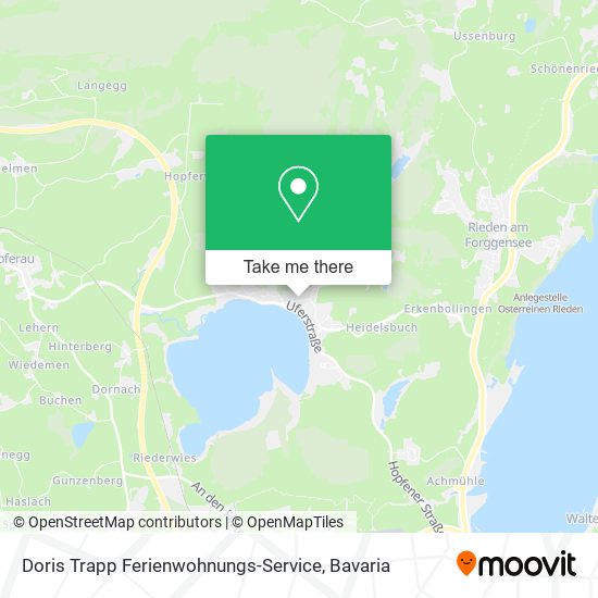 Doris Trapp Ferienwohnungs-Service map