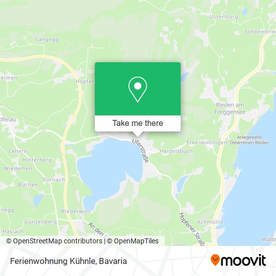 Ferienwohnung Kühnle map