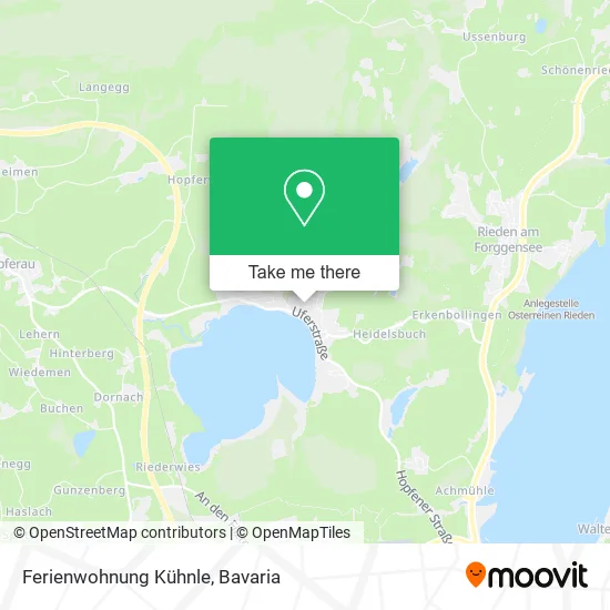 Карта Ferienwohnung Kühnle