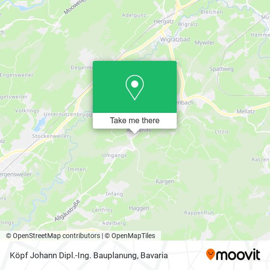 Köpf Johann Dipl.-Ing. Bauplanung map