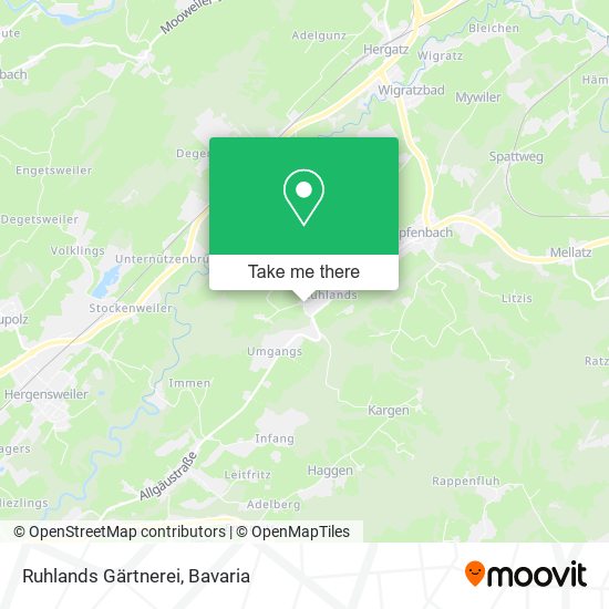 Ruhlands Gärtnerei map