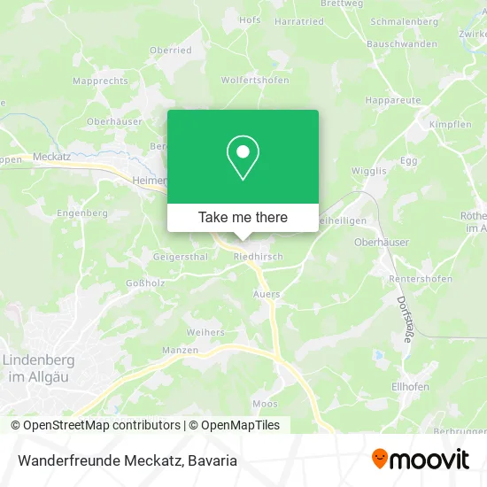 Карта Wanderfreunde Meckatz