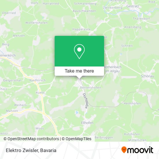 Elektro Zwisler map