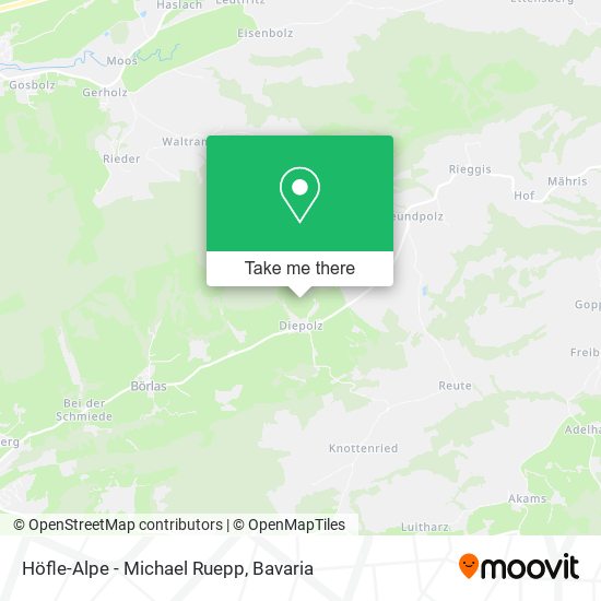 Карта Höfle-Alpe - Michael Ruepp