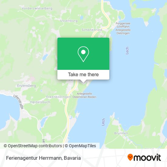 Ferienagentur Herrmann map