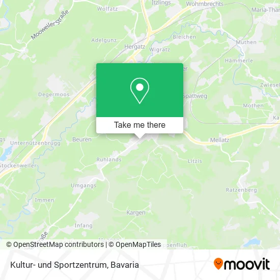 Kultur- und Sportzentrum map
