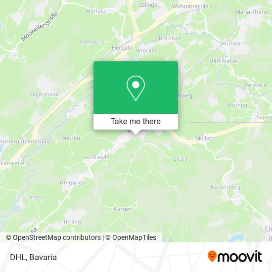 DHL map