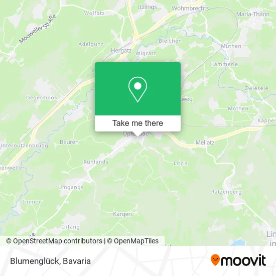 Карта Blumenglück