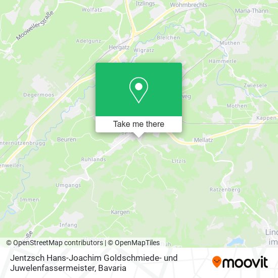 Jentzsch Hans-Joachim Goldschmiede- und Juwelenfassermeister map
