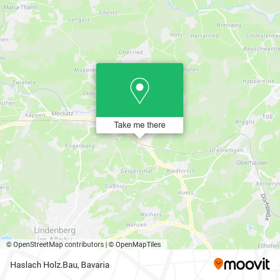 Карта Haslach Holz.Bau