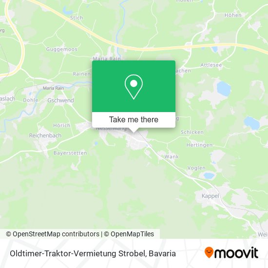 Oldtimer-Traktor-Vermietung Strobel map