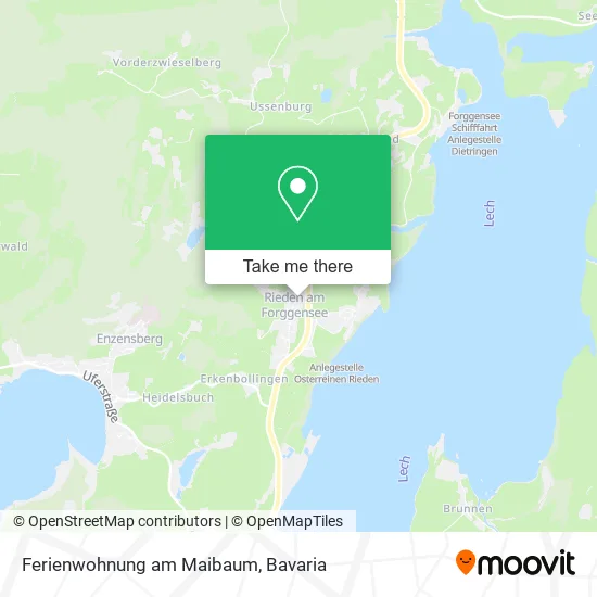 Карта Ferienwohnung am Maibaum
