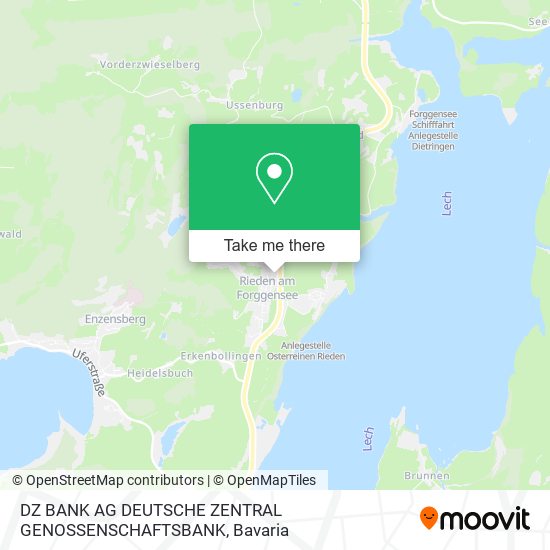 DZ BANK AG DEUTSCHE ZENTRAL GENOSSENSCHAFTSBANK map