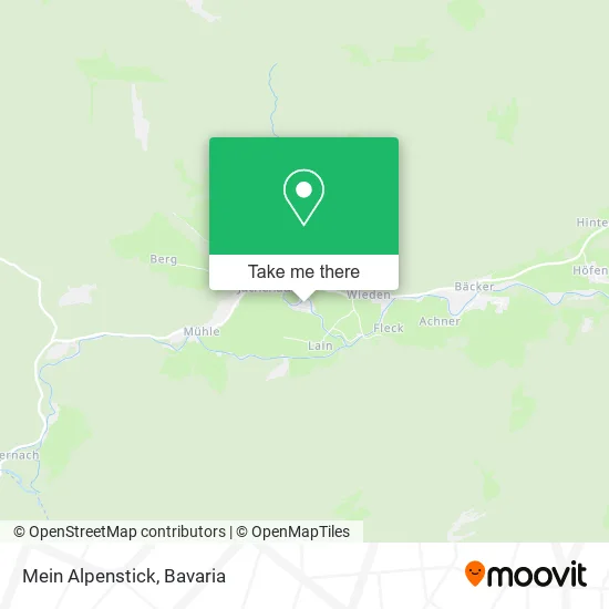 Карта Mein Alpenstick
