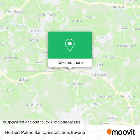 Карта Norbert Palme Sanitärinstallation