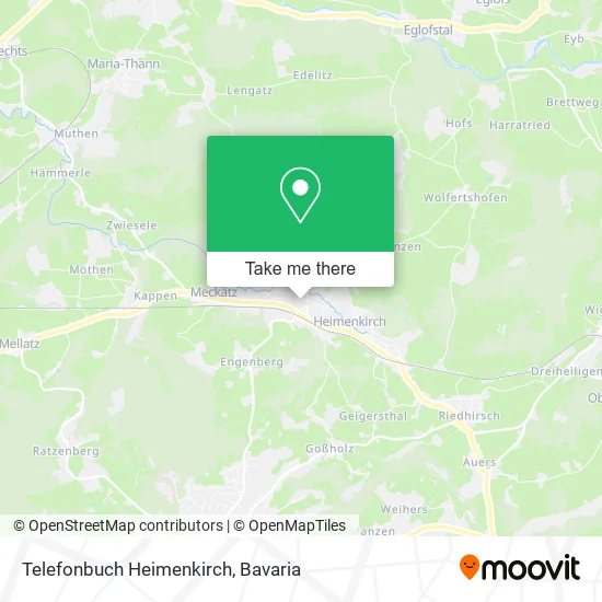 Карта Telefonbuch Heimenkirch