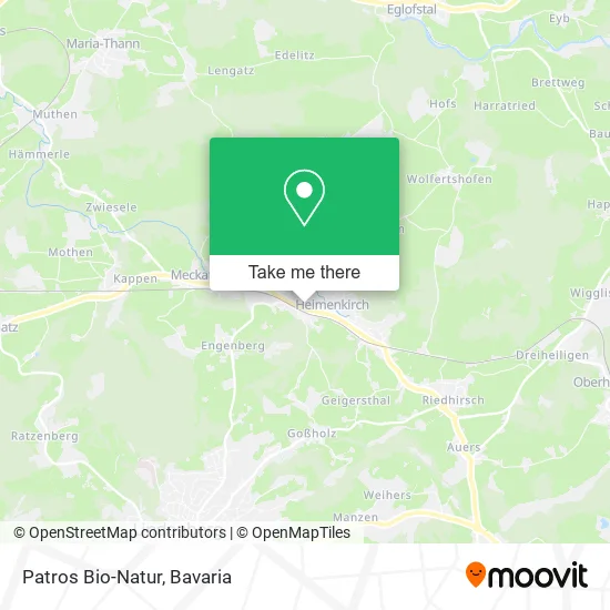Карта Patros Bio-Natur