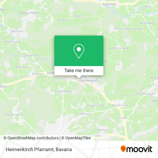 Карта Heimenkirch Pfarramt