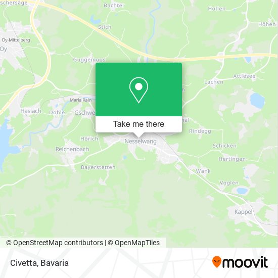 Civetta map