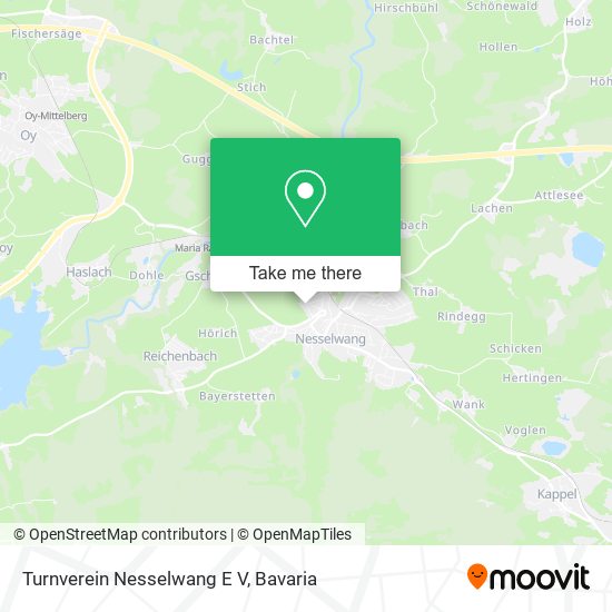 Turnverein Nesselwang E V map