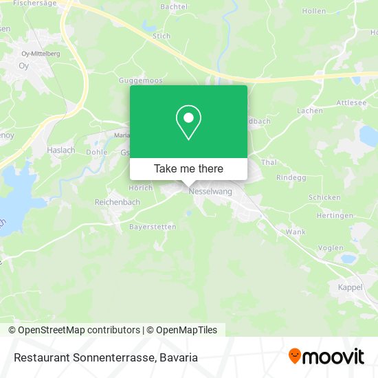 Restaurant Sonnenterrasse map