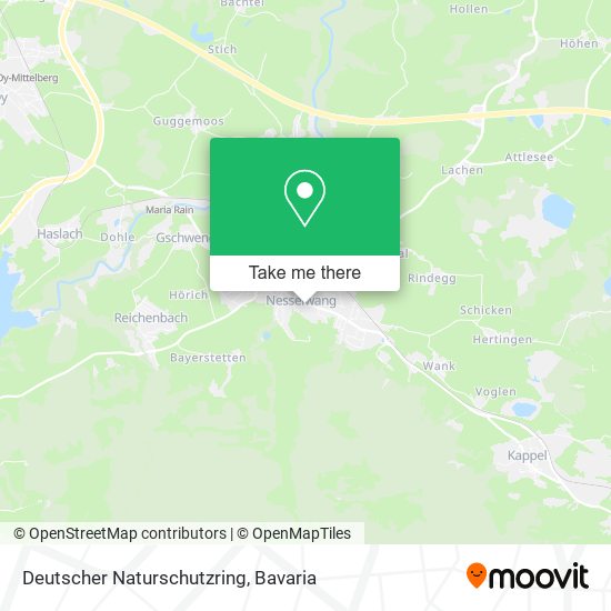 Карта Deutscher Naturschutzring