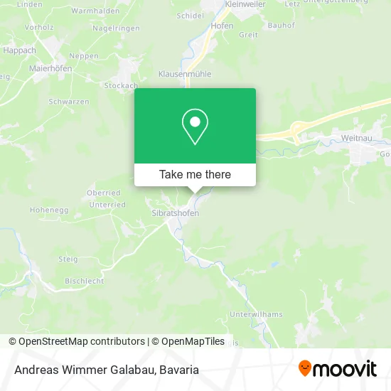Карта Andreas Wimmer Galabau