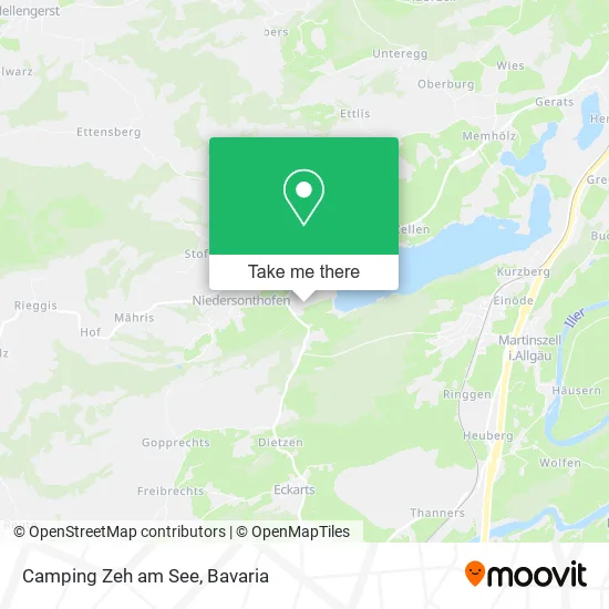 Карта Camping Zeh am See
