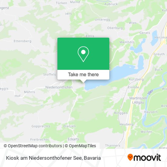 Карта Kiosk am Niedersonthofener See