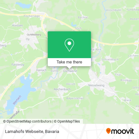 Карта Lamahofs Webseite