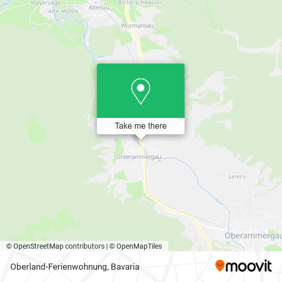 Карта Oberland-Ferienwohnung