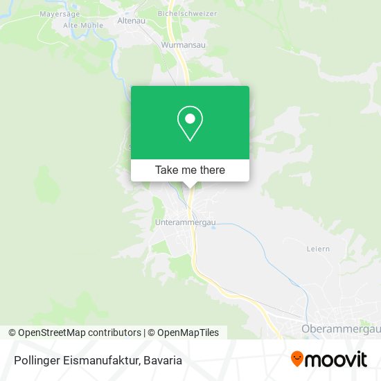 Pollinger Eismanufaktur map