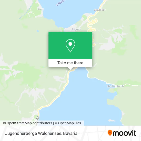 Карта Jugendherberge Walchensee