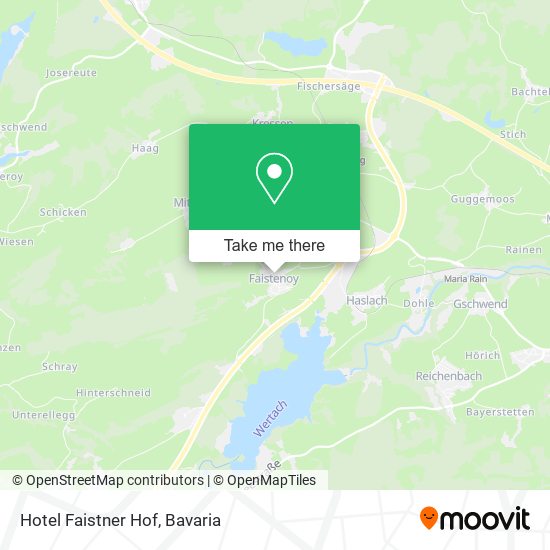 Hotel Faistner Hof map