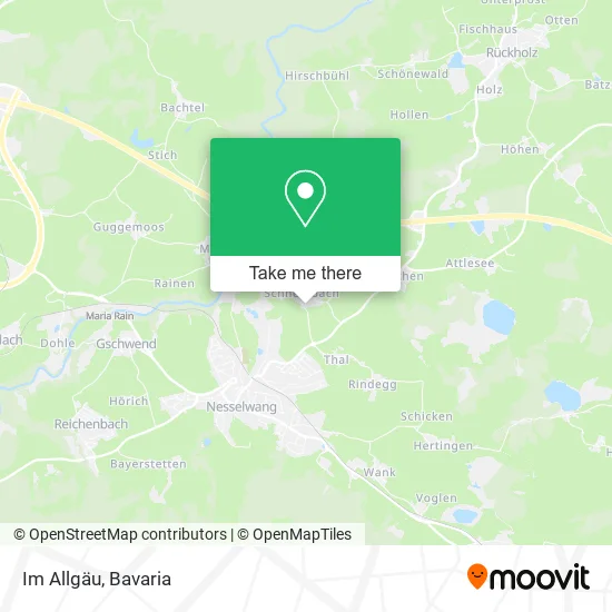 Карта Im Allgäu