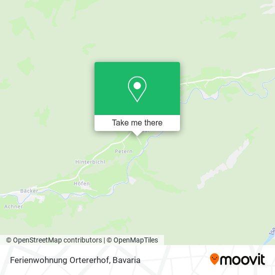 Ferienwohnung Ortererhof map