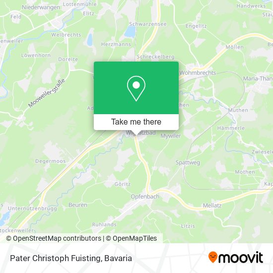 Pater Christoph Fuisting map