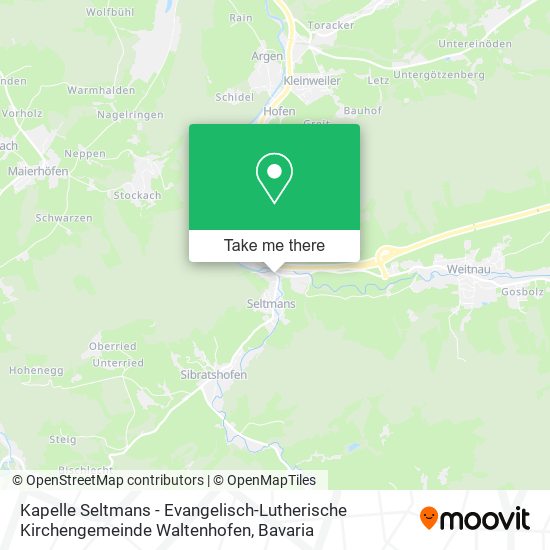 Kapelle Seltmans - Evangelisch-Lutherische Kirchengemeinde Waltenhofen map
