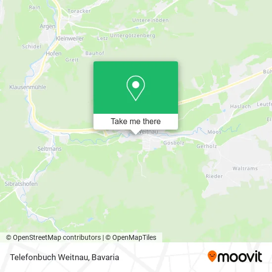 Карта Telefonbuch Weitnau
