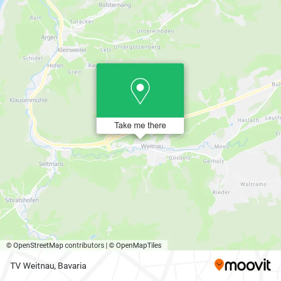 Карта TV Weitnau