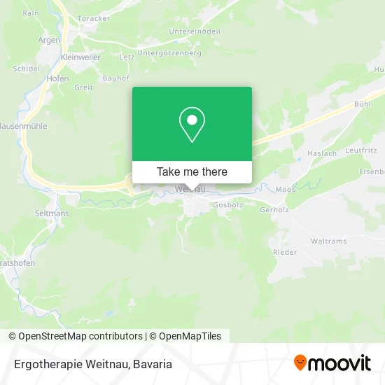 Карта Ergotherapie Weitnau